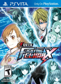 Dengeki Bunko: Fighting Climax Playstation Vita US box art