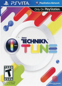 DJ Max Technika Tune Playstation Vita US box art