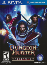 Dungeon Hunter Alliance Playstation Vita US box art