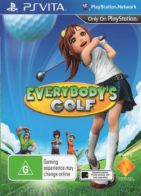 Everybody's Golf PAL Playstation Vita PAL box art