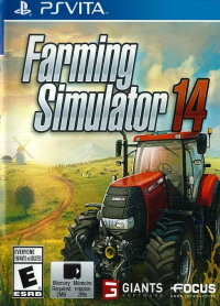 Farming Simulator 14 Playstation Vita US box art