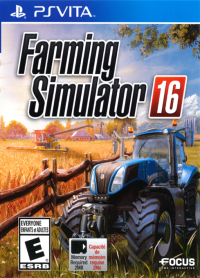 Farming Simulator 16 PAL Playstation Vita PAL box art