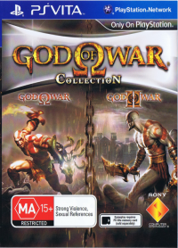 God of War Collection Playstation Vita US box art