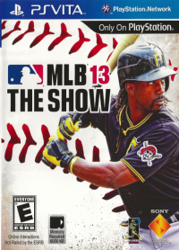 MLB 13 The Show Playstation Vita US box art