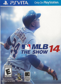 MLB 14: The Show Playstation Vita US box art
