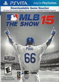 MLB 15: The Show Playstation Vita US box art