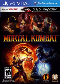 Mortal Kombat Playstation Vita US box art
