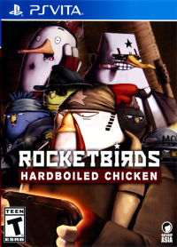 Rocketbirds: Hardboiled Chicken Playstation Vita US box art