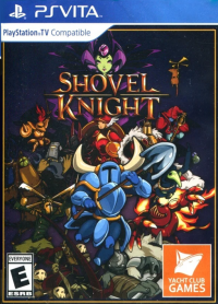 Shovel Knight Playstation Vita  box art
