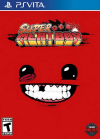Super Meat Boy Playstation Vita  box art