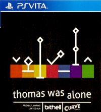 Thomas Was Alone Playstation Vita  box art