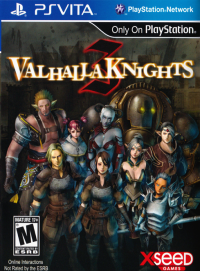 Valhalla Knights 3 Playstation Vita box art