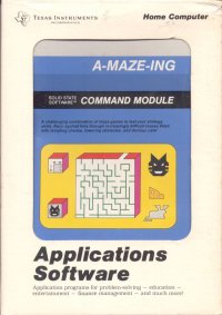 A-Maze-Ing TI-99 US box art