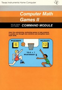 Computer Math Games II TI-99  box art
