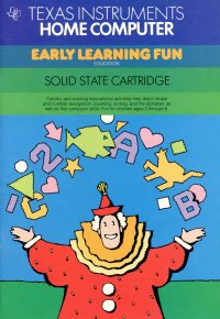 Early Learning Fun TI-99 US box art