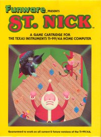 St. Nick TI-99 US box art