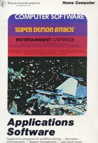 Super Demon Attack TI-99  box art