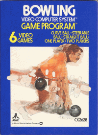 Bowling Atari 2600 US box art