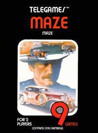 Maze Atari 2600 US box art