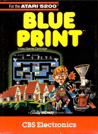 Blue Print Atari 5200 US box art