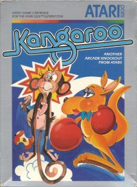 Kangaroo Atari 5200  box art
