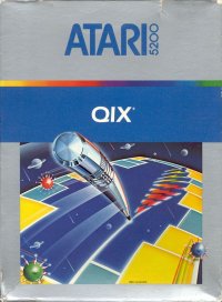 Qix Atari 5200  box art