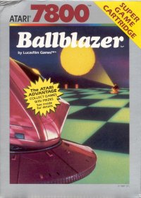 Ballblazer Atari 7800 US box art