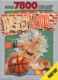 Basketbrawl PAL Atari 7800 PAL box art