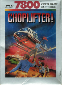 Choplifter Atari 7800 US box art