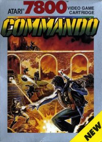 Commando Atari 7800 US box art