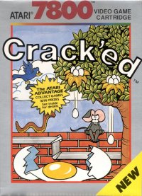Crack'ed Atari 7800 US box art