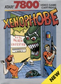 Xenophobe Atari 7800 US box art