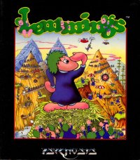 Lemmings Atari ST  box art