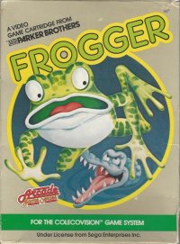 Frogger Colecovision US box art