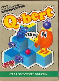 Q*bert Colecovision US box art