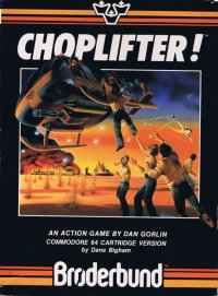 Choplifter Commodore 64 US box art