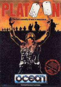 Platoon Commodore 64 US box art