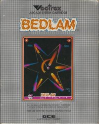 Bedlam Vectrex US box art
