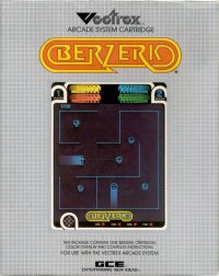 Berzerk Vectrex US box art