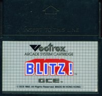 Blitz! Vectrex US box art