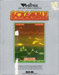 Scramble PAL Vectrex PAL box art