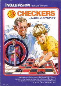 Checkers Intellivision US box art