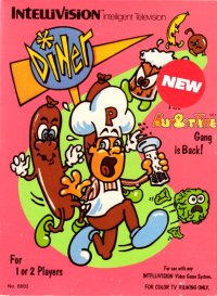 Diner Intellivision US box art
