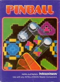Pinball Intellivision  box art