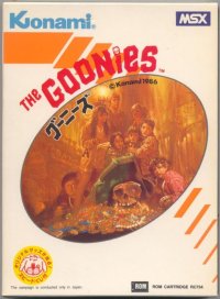 Goonies JP MSX JP box art
