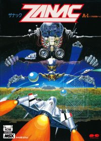 Zanac PAL MSX PAL box art