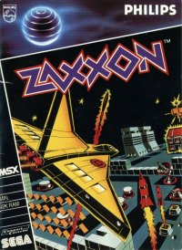 Zaxxon PAL MSX PAL box art
