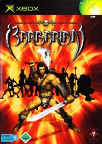 Barbarian PAL Xbox PAL box art