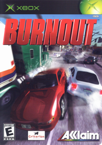 Burnout PAL Xbox PAL box art