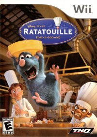 Ratatouille PAL Wii PAL box art